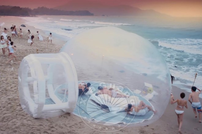 蕉岭充气球形帐篷